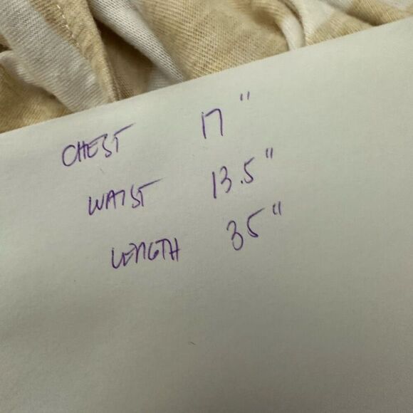 Lilly Pulitzer Tideline Heathered Sand Bar Sandy Smocked Waist Dress Size Small - Picture 9 of 10